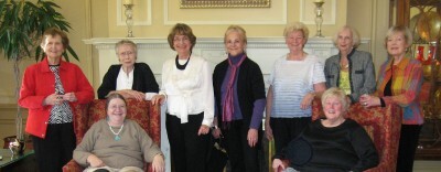 Some of the original GCWS members (standing left to right):  Jean Soller, Jo Hogan, Marilyn Bishop (Founder), Joan Miley, Janet Vennemeyer, Kathy Lawrence, Dot Burdin; (seated left to right) Jane Hitt